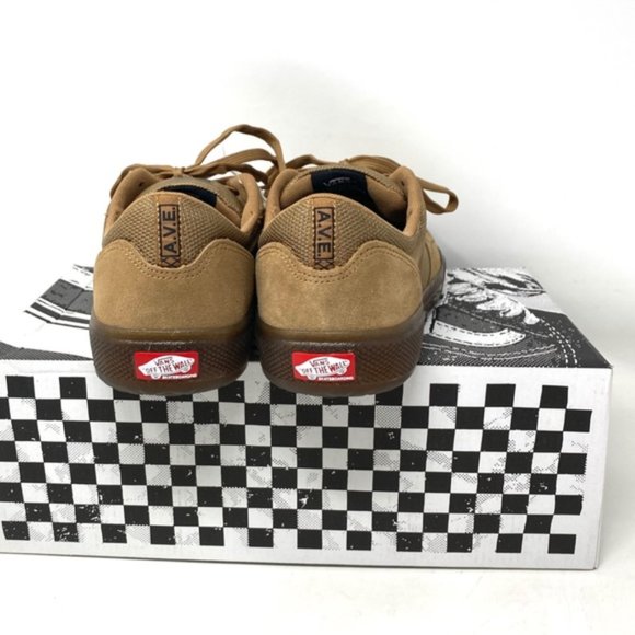 VANS AVE Tobacco Gum Skate Sneaker Canvas Suede Shoes Womens Low Top VN0A5JIBLV9 - Picture 8 of 11